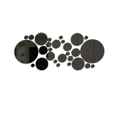 Acryl Spiegel Wandaufkleber 3D – 26 Stück Rund für Schlafzimmer & Bad -  Allround Solutions B&B