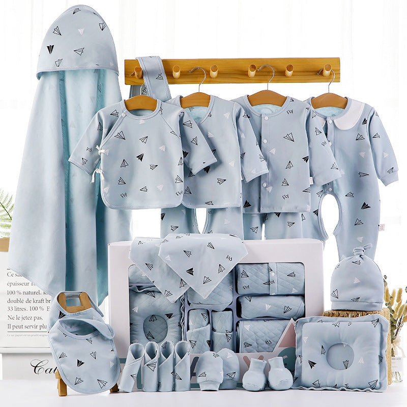 Baby Schlafanzug Set Baumwolle – Unisex Langarm mit Geschenkbox | Cartoon Print -  Allround Solutions B&B