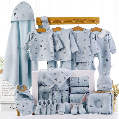 Baby Schlafanzug Set Baumwolle – Unisex Langarm mit Geschenkbox | Cartoon Print -  Allround Solutions B&B