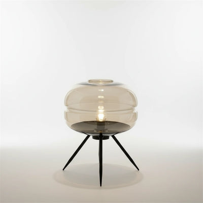 Italienische Glas-Tischlampe LED – Luxus Ecklampe für Schlafzimmer & Wohnzimmer -  Allround Solutions B&B