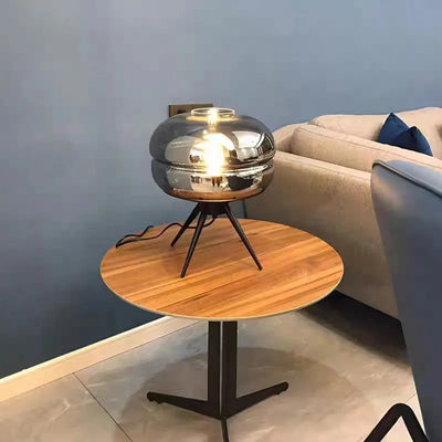 Italienische Glas-Tischlampe LED – Luxus Ecklampe für Schlafzimmer & Wohnzimmer -  Allround Solutions B&B