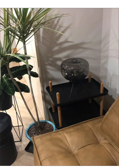 Italienische Glas-Tischlampe LED – Luxus Ecklampe für Schlafzimmer & Wohnzimmer -  Allround Solutions B&B