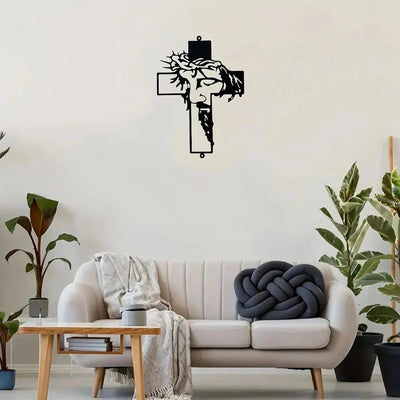 Kreuz-Wanddekoration Metall – Wandkunst für Ostern & Erntedankfest -  Allround Solutions B&B