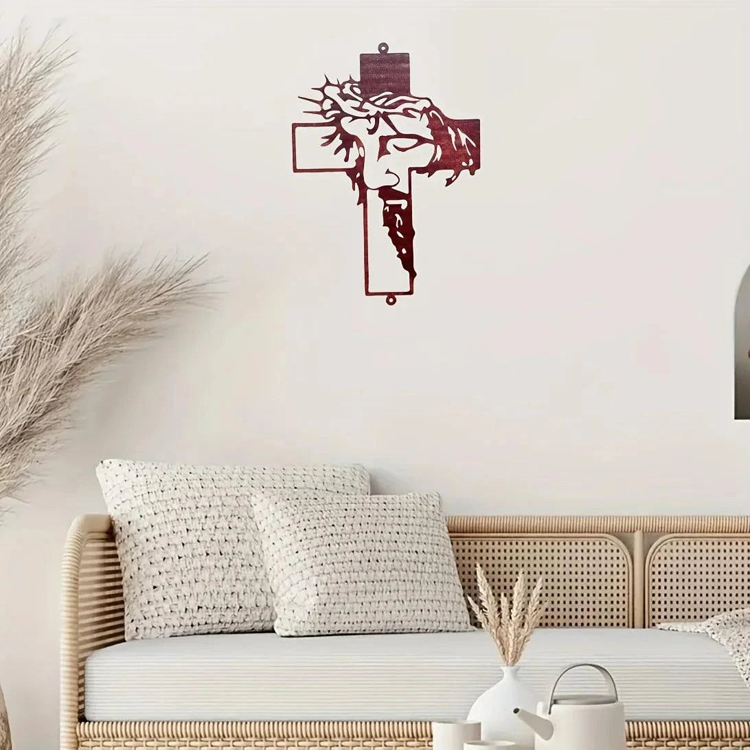 Kreuz-Wanddekoration Metall – Wandkunst für Ostern & Erntedankfest -  Allround Solutions B&B