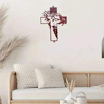 Kreuz-Wanddekoration Metall – Wandkunst für Ostern & Erntedankfest -  Allround Solutions B&B