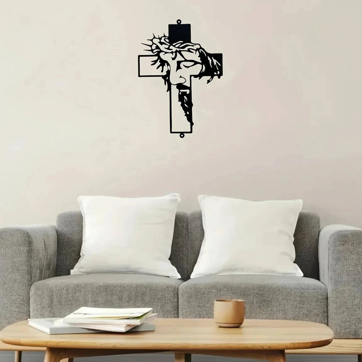 Kreuz-Wanddekoration Metall – Wandkunst für Ostern & Erntedankfest -  Allround Solutions B&B