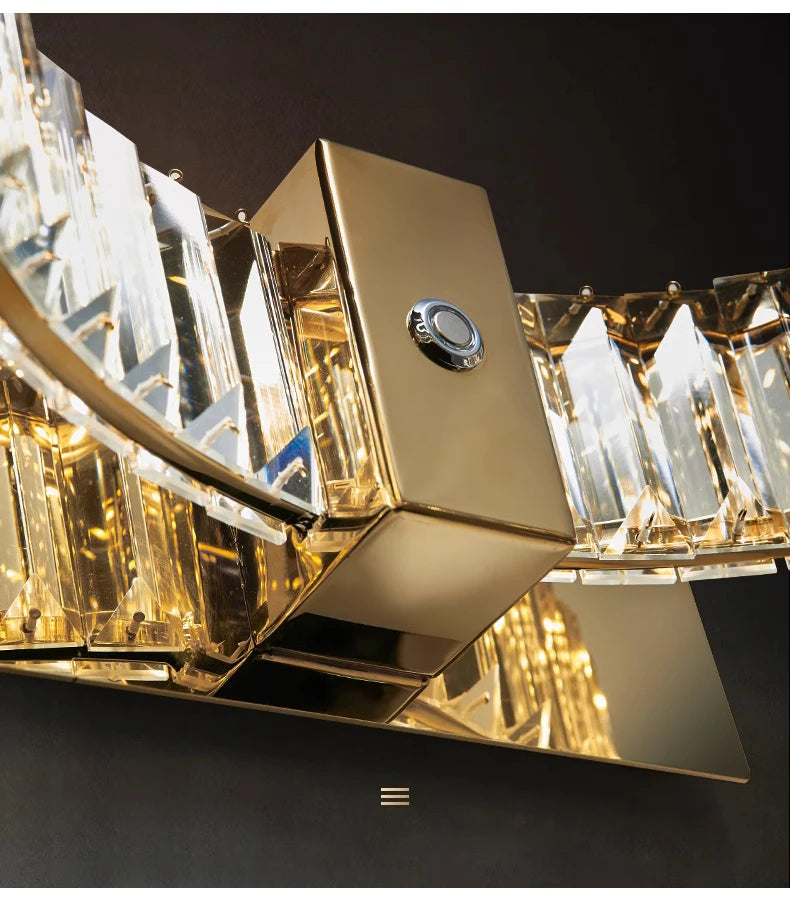 Kristall LED Tischlampe Nordic – Luxus Leselampe -  Allround Solutions B&B