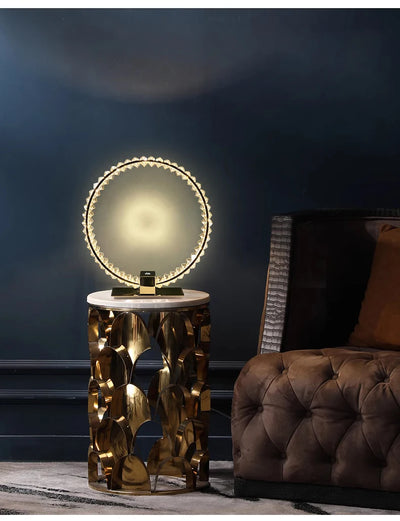 Kristall LED Tischlampe Nordic – Luxus Leselampe -  Allround Solutions B&B