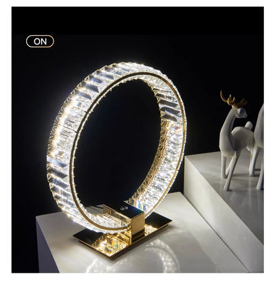 Kristall LED Tischlampe Nordic – Luxus Leselampe -  Allround Solutions B&B