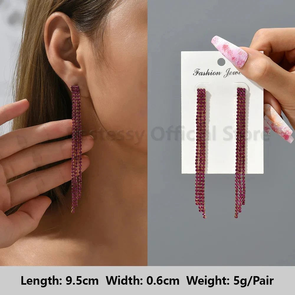 Kristall-Ohrringe Romantisch – Luxus Herz & Ahornblatt Design für Frauen -  Allround Solutions B&B