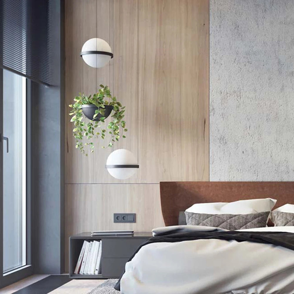 LED Pflanzen-Wandlampe Modern – Dekorative Topf-Lampe für Wohnzimmer & Café - Allround Solutions B&B LED Pflanzen-Wandlampe Modern – Dekorative Topf-Lampe für Wohnzimmer & Café 