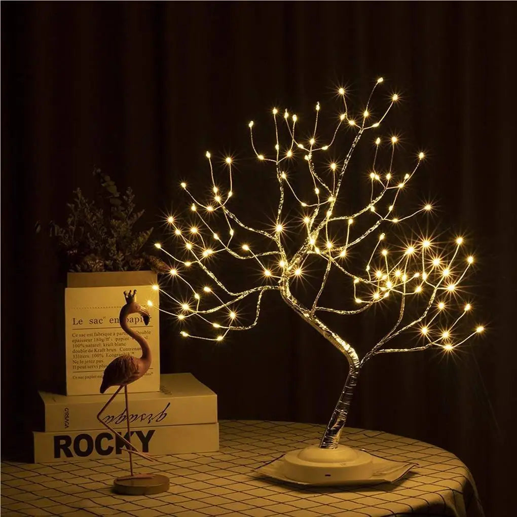 LED Tischlampe Baum Kupferdraht USB Powered Schlafzimmer Studie Dekorative Decack Lampe Kreative Beleuchtung Innen Nachtlampe - Allround Solutions B&B LED Tischlampe Baum Kupferdraht USB Powered Schlafzimmer Studie Dekorative Decack Lampe Kreative Beleuchtung Innen Nachtlampe 