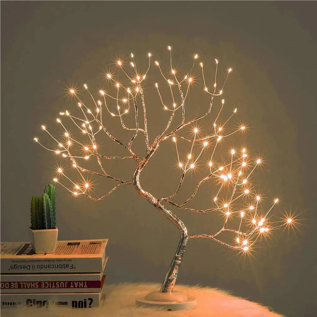 LED Tischlampe Baum Kupferdraht USB Powered Schlafzimmer Studie Dekorative Decack Lampe Kreative Beleuchtung Innen Nachtlampe - Allround Solutions B&B LED Tischlampe Baum Kupferdraht USB Powered Schlafzimmer Studie Dekorative Decack Lampe Kreative Beleuchtung Innen Nachtlampe 