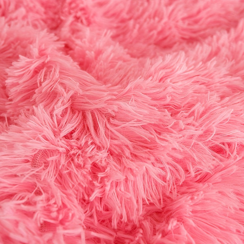 Plüsch-Bettwäsche-Set 3-teilig Multicolor – Kuschelig weiche Bettwäsche für Schlafzimmer -  Allround Solutions B&B