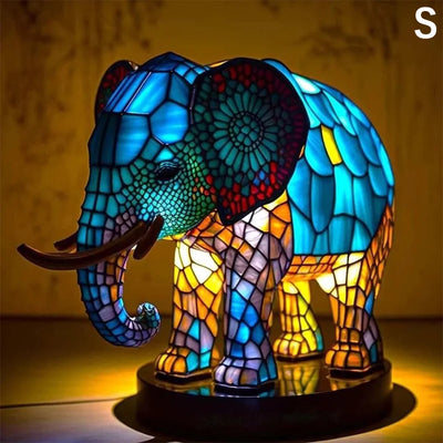 Handgefertigte Nachtlampe im Tierdesign