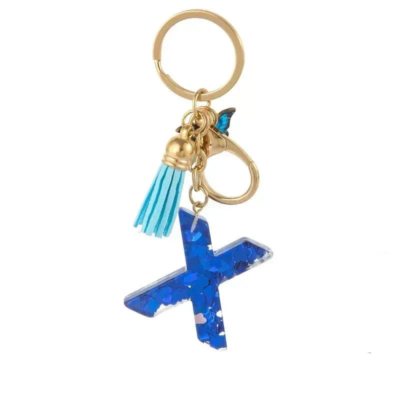 Schlüsselanhänger Personalisiert – Kristall-Säule aus Edelstahl | Geschenk