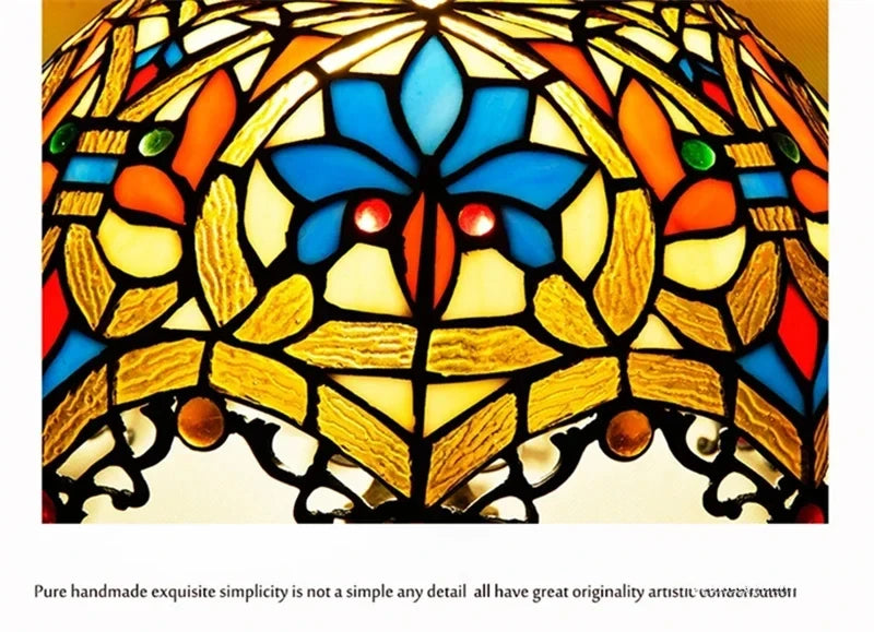 Türkische Stehlampe Vintage – Tiffany Libellen-Design für Wohnzimmer -  Allround Solutions B&B