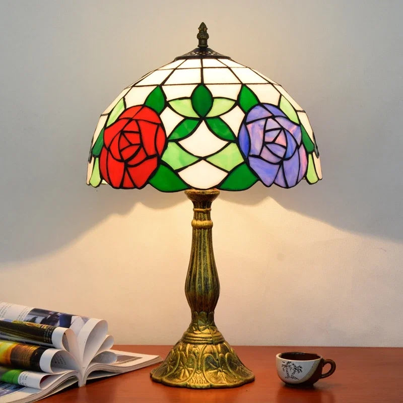 Türkische Stehlampe Vintage – Tiffany Libellen-Design für Wohnzimmer -  Allround Solutions B&B