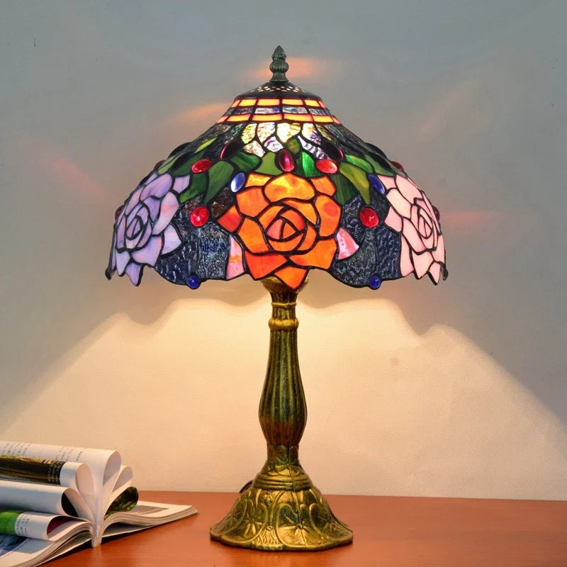 Türkische Stehlampe Vintage – Tiffany Libellen-Design für Wohnzimmer -  Allround Solutions B&B