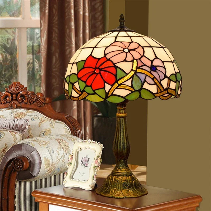 Türkische Stehlampe Vintage – Tiffany Libellen-Design für Wohnzimmer -  Allround Solutions B&B