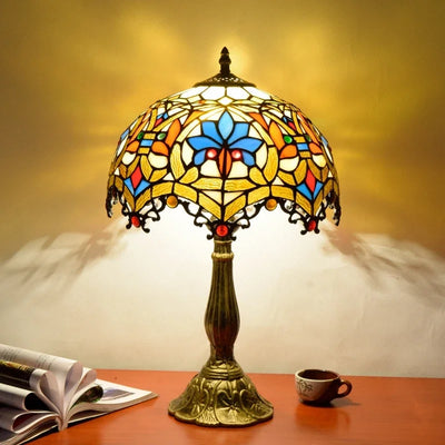 Türkische Stehlampe Vintage – Tiffany Libellen-Design für Wohnzimmer -  Allround Solutions B&B