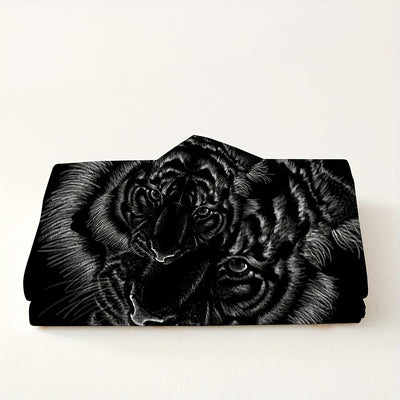 Tiger Bettwäsche Set 2/3-teilig - Weiche Mikrofaser Bettbezug mit Kissenbezügen -  Allround Solutions B&B