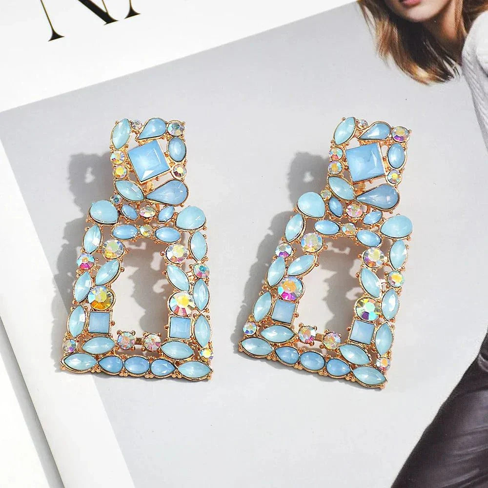 Trendigen Ohrringe – Geometrisches Design mit funkelndem Charme ✨ -  Allround Solutions B&B