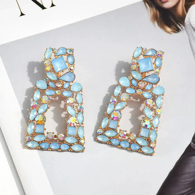 Trendigen Ohrringe – Geometrisches Design mit funkelndem Charme ✨ -  Allround Solutions B&B