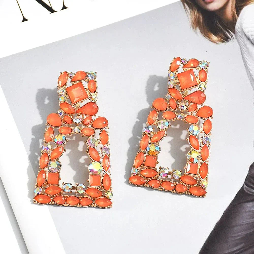 Trendigen Ohrringe – Geometrisches Design mit funkelndem Charme ✨ -  Allround Solutions B&B