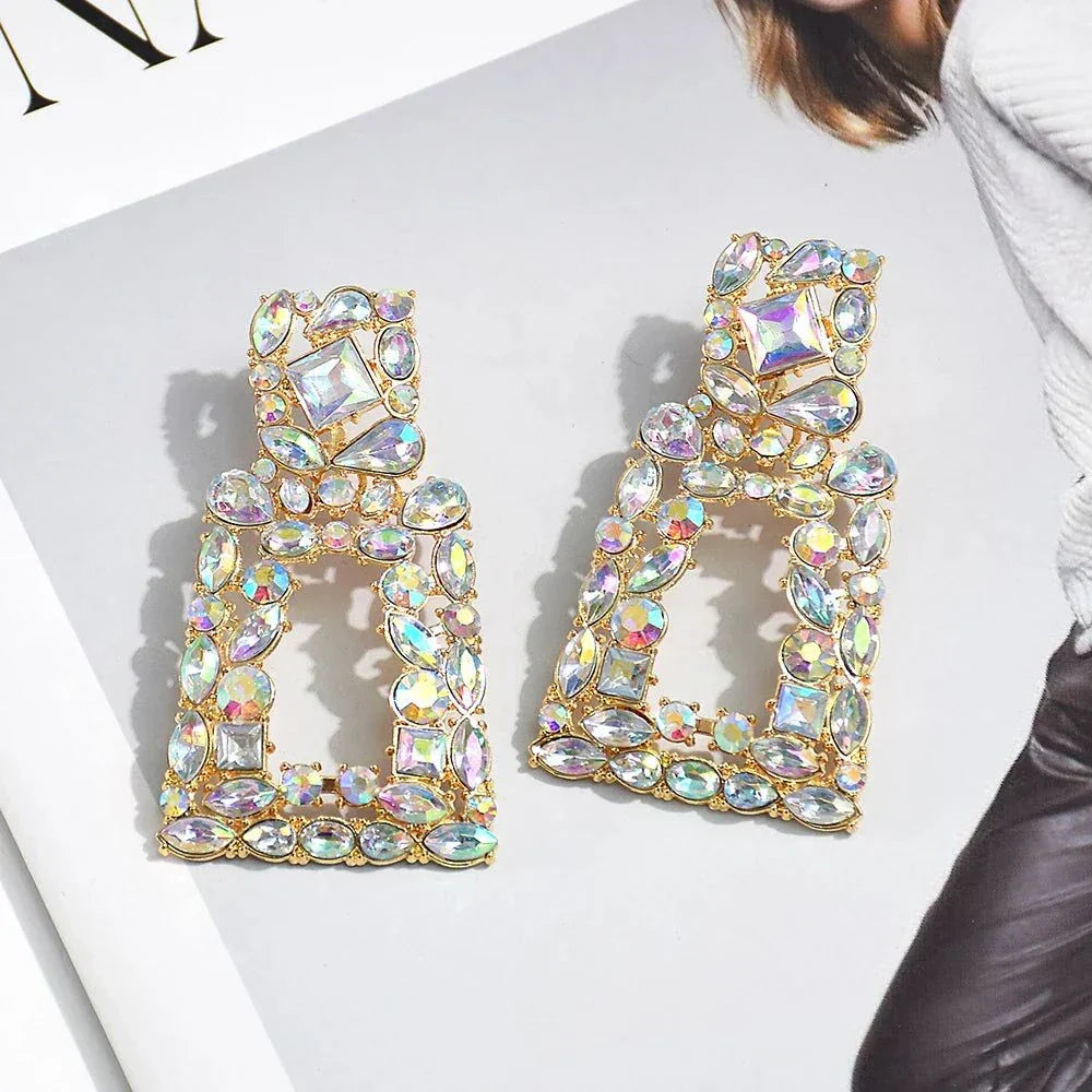 Trendigen Ohrringe – Geometrisches Design mit funkelndem Charme ✨ -  Allround Solutions B&B