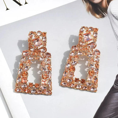 Trendigen Ohrringe – Geometrisches Design mit funkelndem Charme ✨ -  Allround Solutions B&B