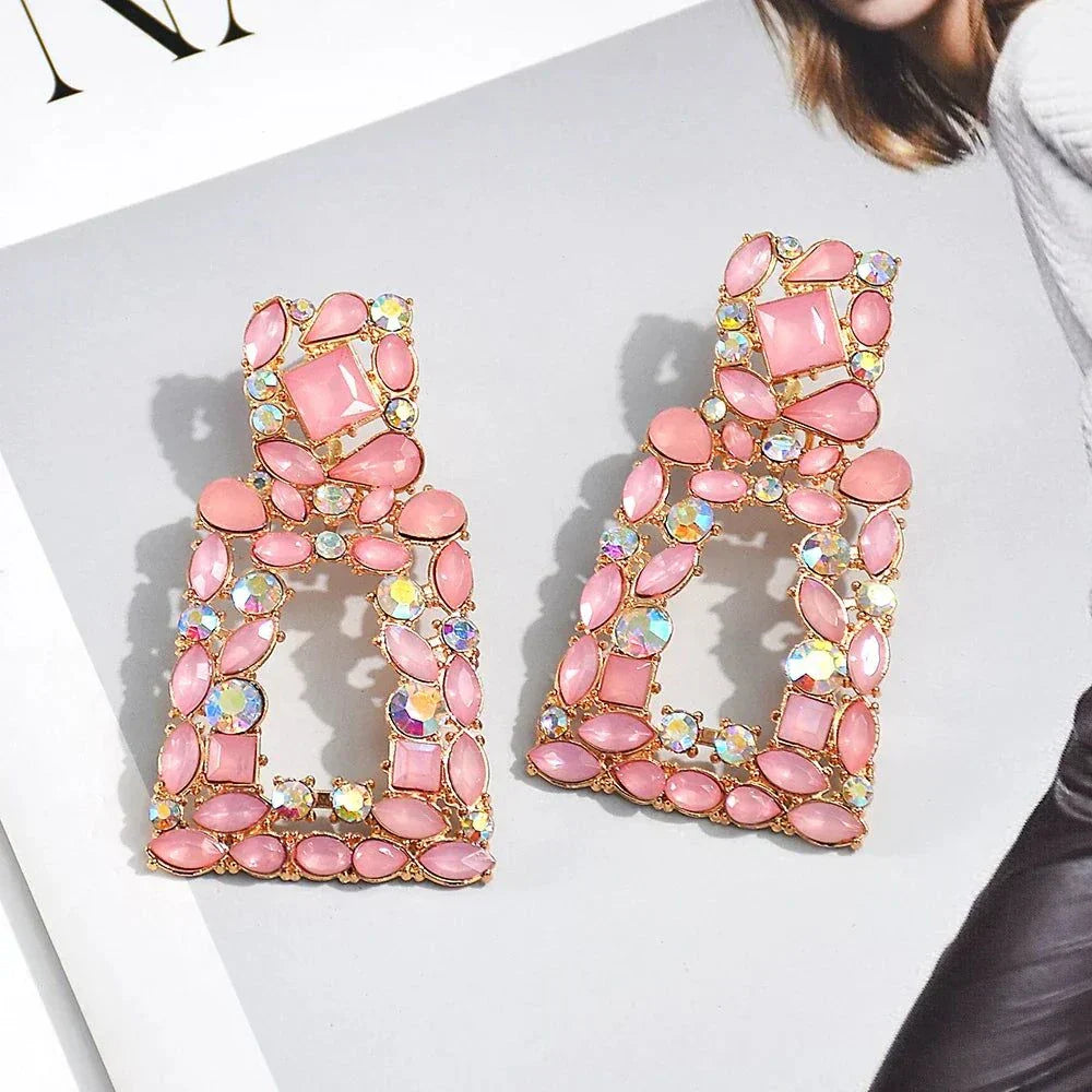 Trendigen Ohrringe – Geometrisches Design mit funkelndem Charme ✨ -  Allround Solutions B&B