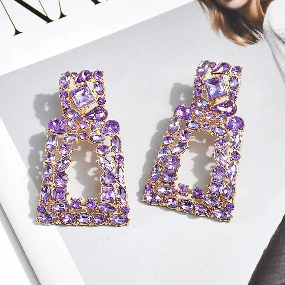 Trendigen Ohrringe – Geometrisches Design mit funkelndem Charme ✨ -  Allround Solutions B&B