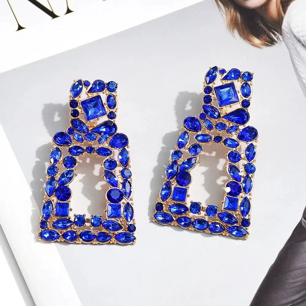 Trendigen Ohrringe – Geometrisches Design mit funkelndem Charme ✨ -  Allround Solutions B&B