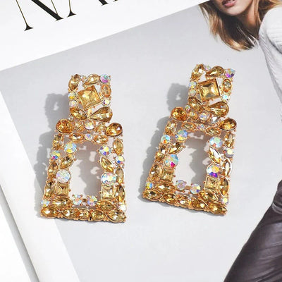 Trendigen Ohrringe – Geometrisches Design mit funkelndem Charme ✨ -  Allround Solutions B&B