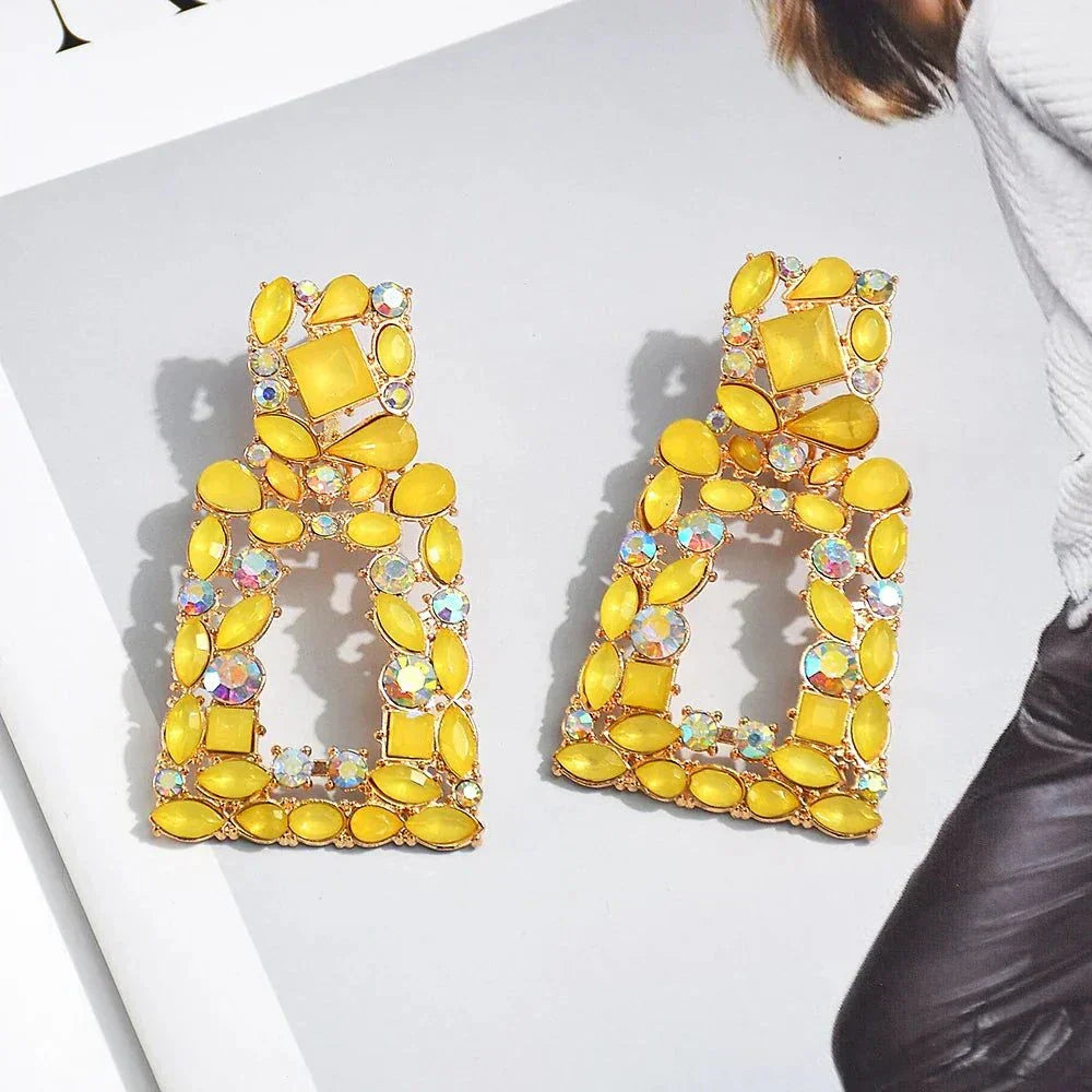 Trendigen Ohrringe – Geometrisches Design mit funkelndem Charme ✨ -  Allround Solutions B&B