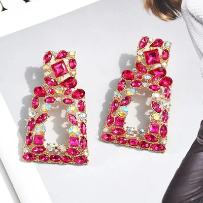 Trendigen Ohrringe – Geometrisches Design mit funkelndem Charme ✨ -  Allround Solutions B&B