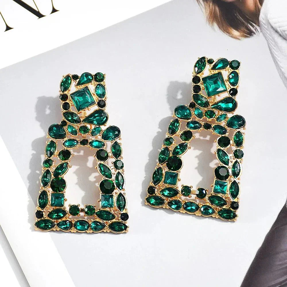 Trendigen Ohrringe – Geometrisches Design mit funkelndem Charme ✨ -  Allround Solutions B&B