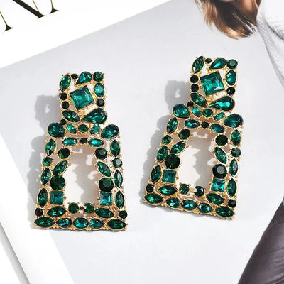 Trendigen Ohrringe – Geometrisches Design mit funkelndem Charme ✨ -  Allround Solutions B&B