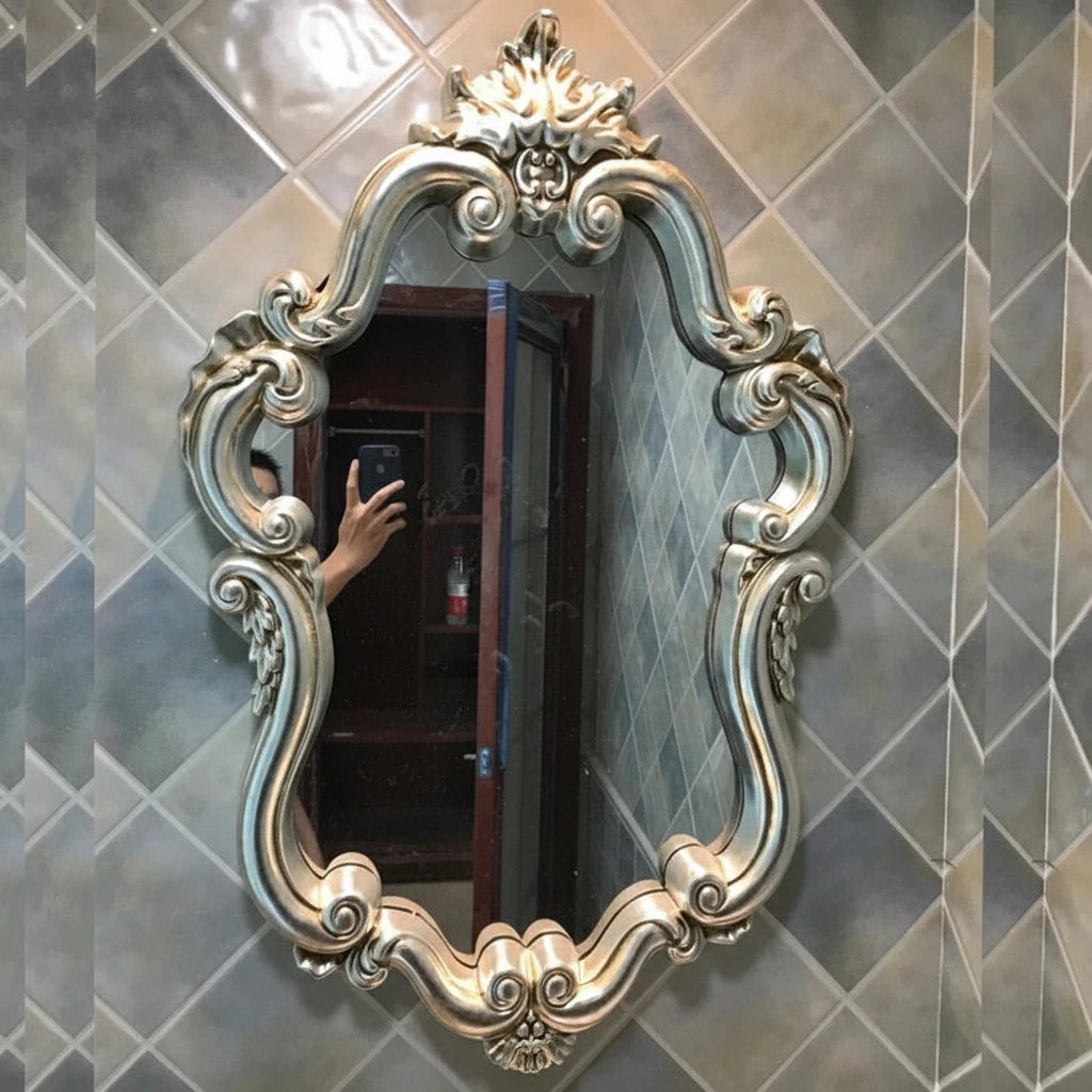 Wandspiegel Modern Unregelmäßig – Luxus Deko für Badezimmer & Wohnzimmer -  Allround Solutions B&B