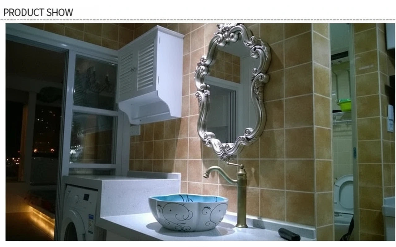 Wandspiegel Modern Unregelmäßig – Luxus Deko für Badezimmer & Wohnzimmer -  Allround Solutions B&B