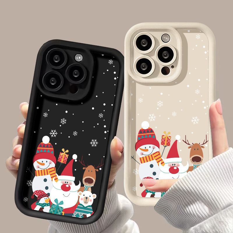 Weihnachts-Handyhülle Premium – Festliches Frosted Design für iPhone & Smartphone -  Allround Solutions B&B