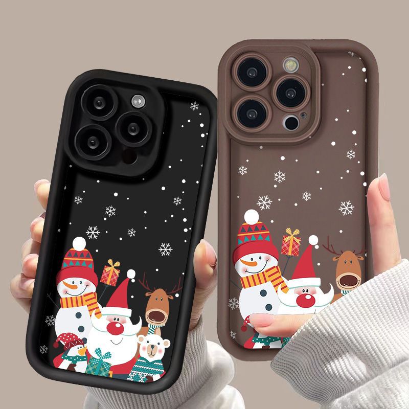 Weihnachts-Handyhülle Premium – Festliches Frosted Design für iPhone & Smartphone -  Allround Solutions B&B