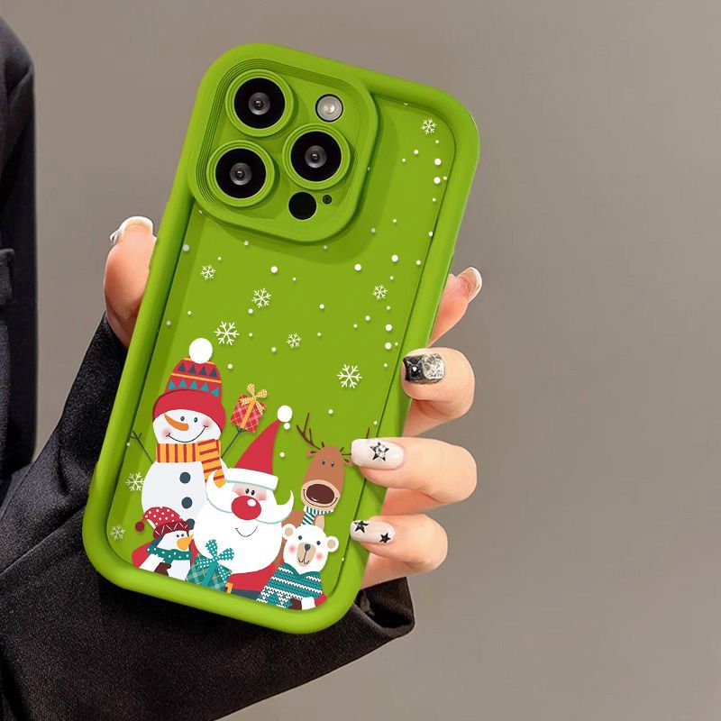 Weihnachts-Handyhülle Premium – Festliches Frosted Design für iPhone & Smartphone -  Allround Solutions B&B