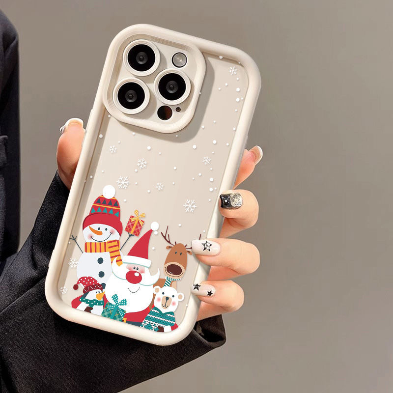 Weihnachts-Handyhülle Premium – Festliches Frosted Design für iPhone & Smartphone -  Allround Solutions B&B